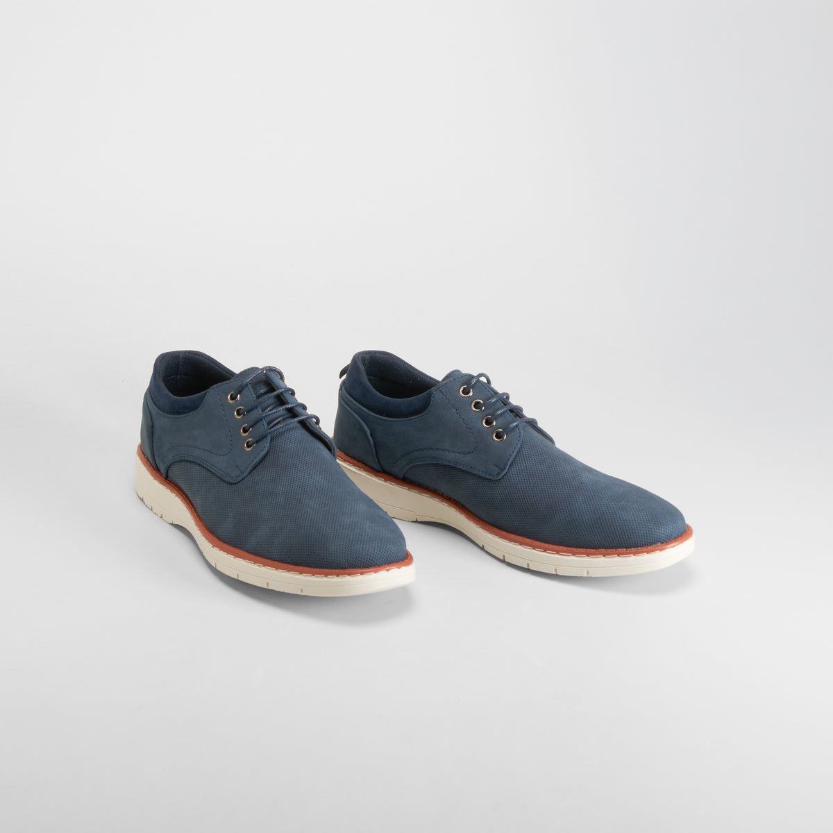 Zapato blucher cuña azul SENDA ROAD