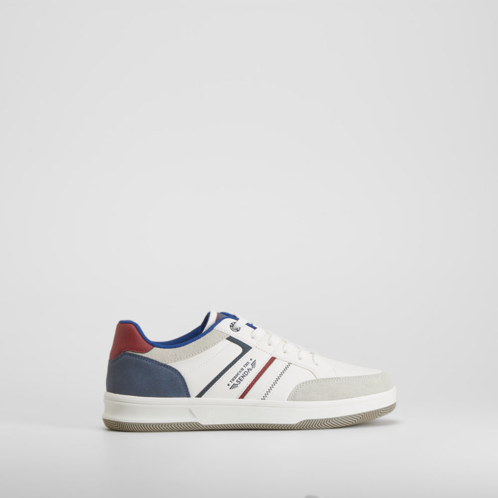 Deportiva urbana con detalles blanca SENDA ROAD
