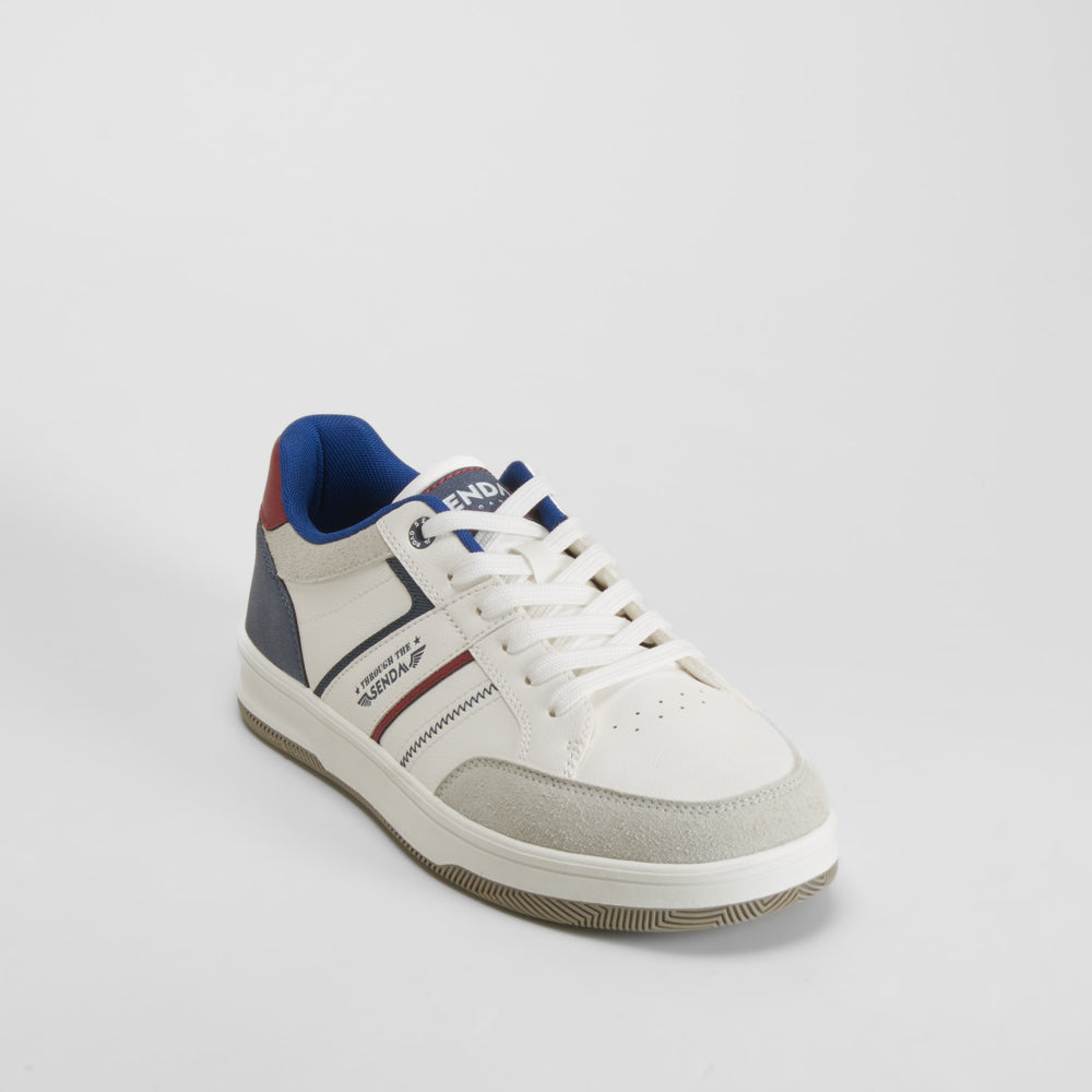 Deportiva urbana con detalles blanca SENDA ROAD