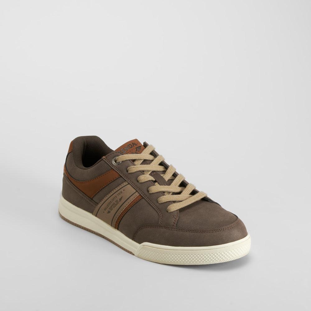 Zapatilla marron suela clara SENDA ROAD
