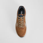 Zapatilla casual retro runner marrón SENDA ROAD