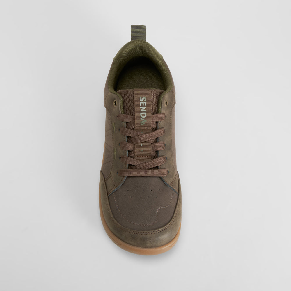 Zapatilla barefoot casual marrón SENDA ROAD