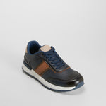 Zapatilla casual retro jogger azul SENDA ROAD