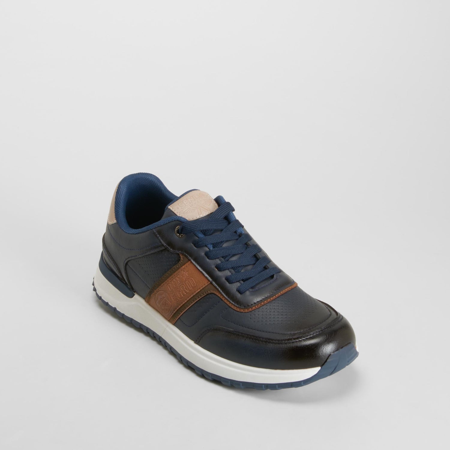 Zapatilla casual retro jogger azul SENDA ROAD
