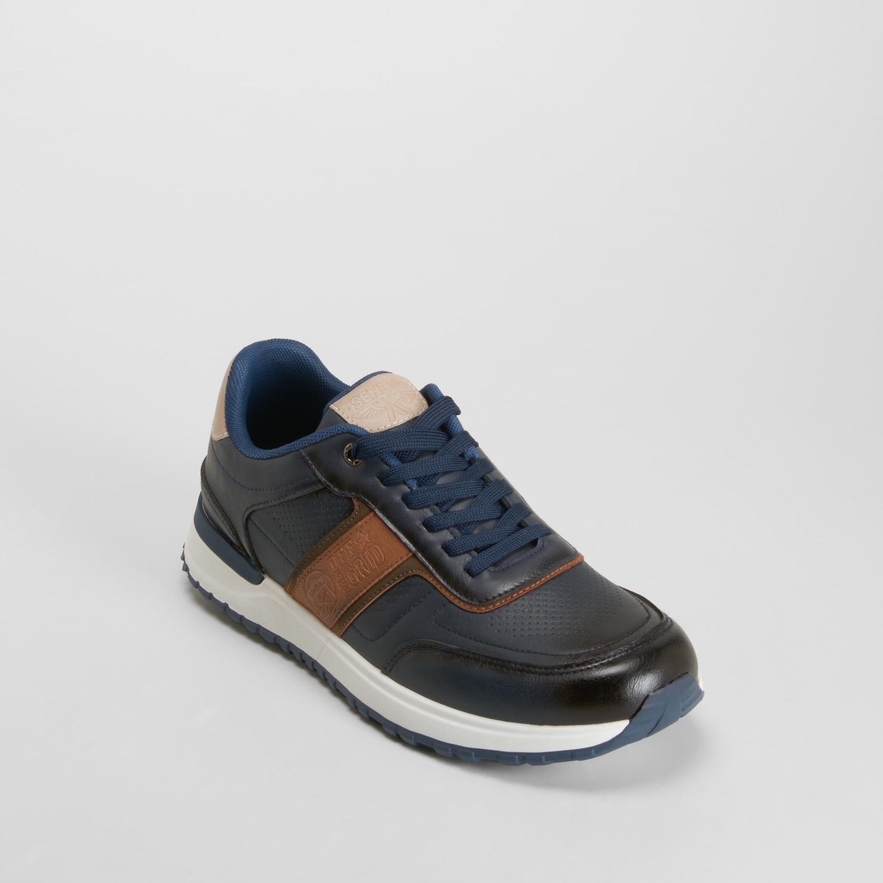 Zapatilla casual retro jogger azul SENDA ROAD