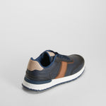 Zapatilla casual retro jogger azul SENDA ROAD