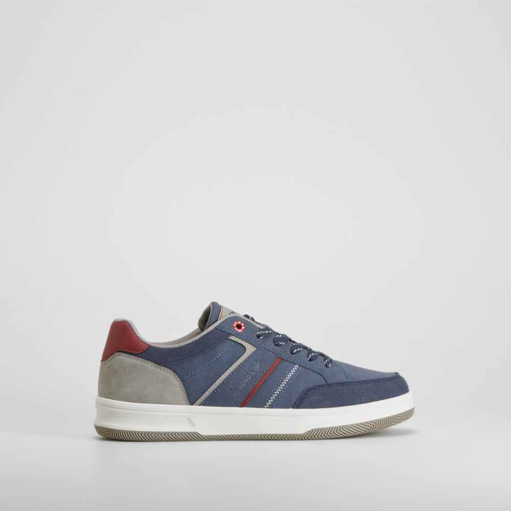 Zapatilla azul suela blanca cordones SENDA ROAD