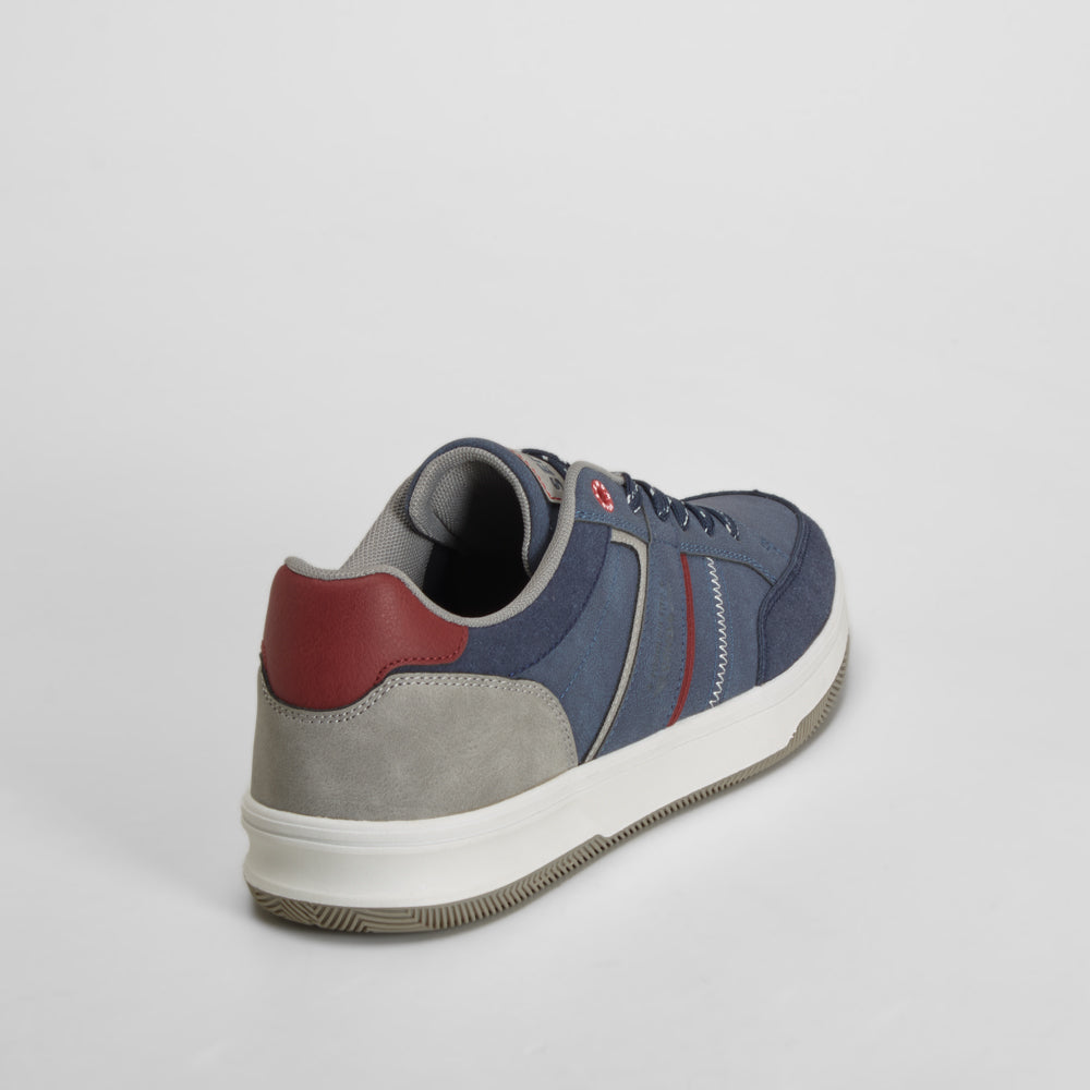 Zapatilla azul suela blanca cordones SENDA ROAD