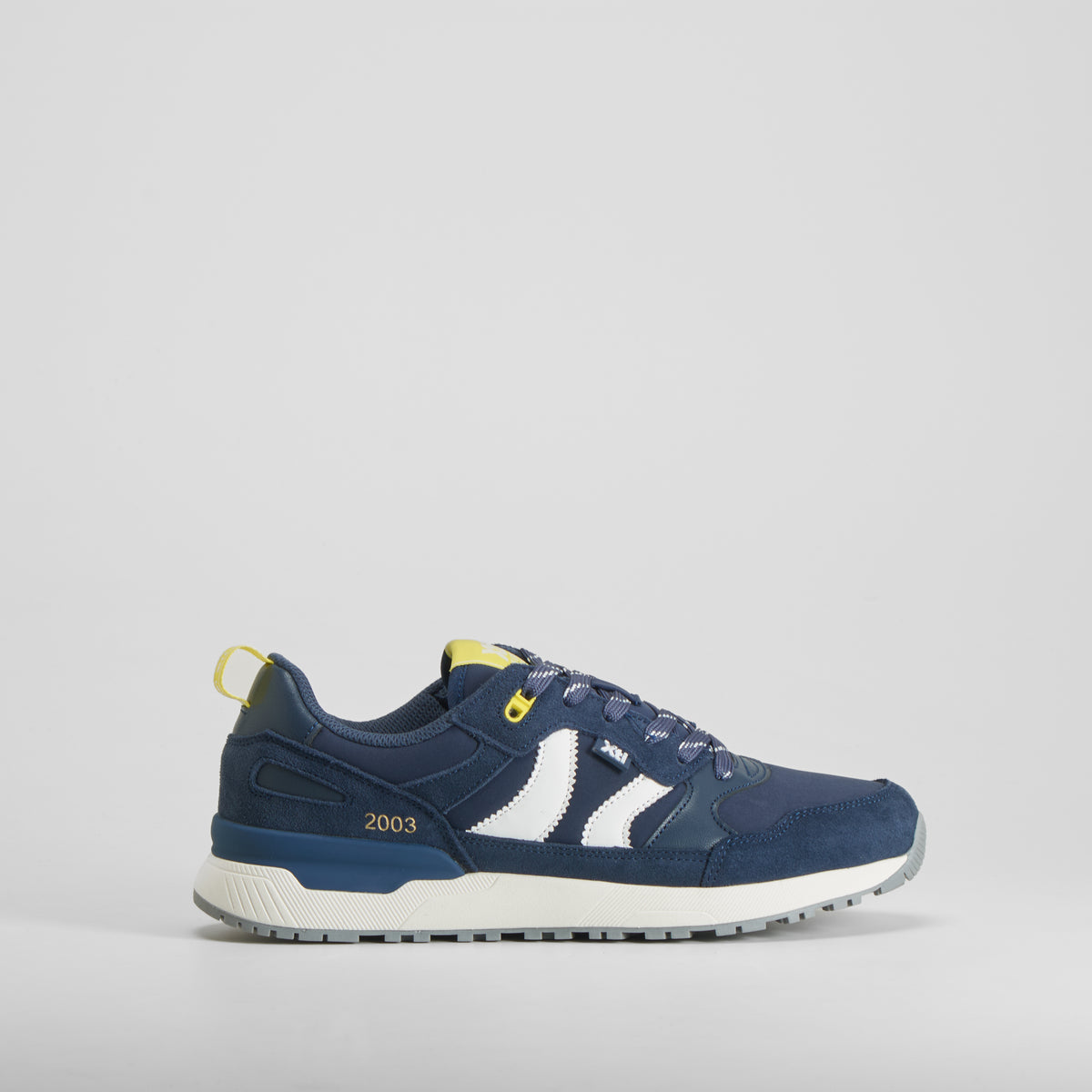 Zapatilla retro jogging bandas azul XTI