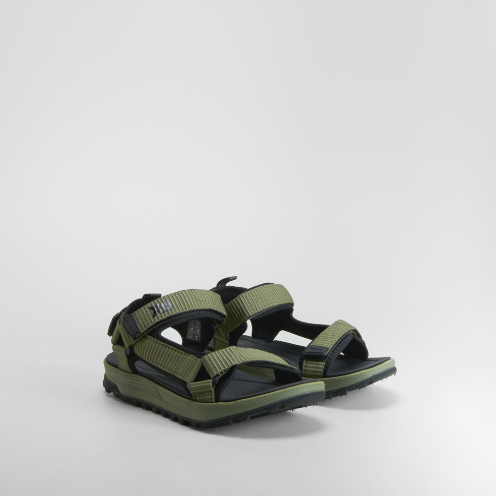 Sandalia deportiva velcro verde XTI
