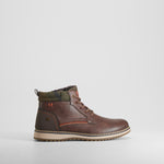 Bota cordones marrón XTI