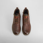 Bota cordones marrón XTI