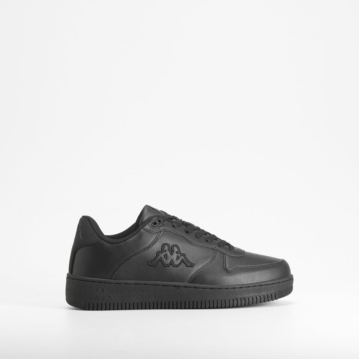 Zapatilla deportiva maserta cordones negra KAPPA