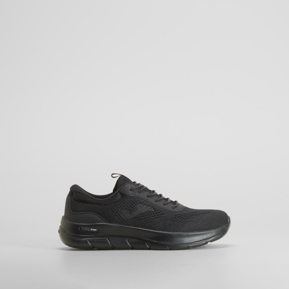 Zapatilla cordón elástico negra JOMA