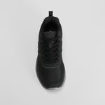 Deportiva walking cordones negra UTWO