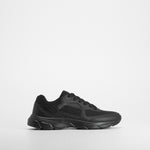 Zapatilla deportiva negra cordones UTWO