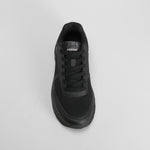 Zapatilla deportiva negra cordones UTWO