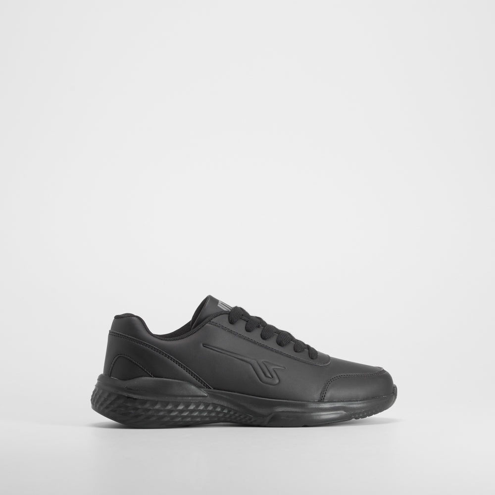 Zapatilla deportiva negra con cordones UTWO