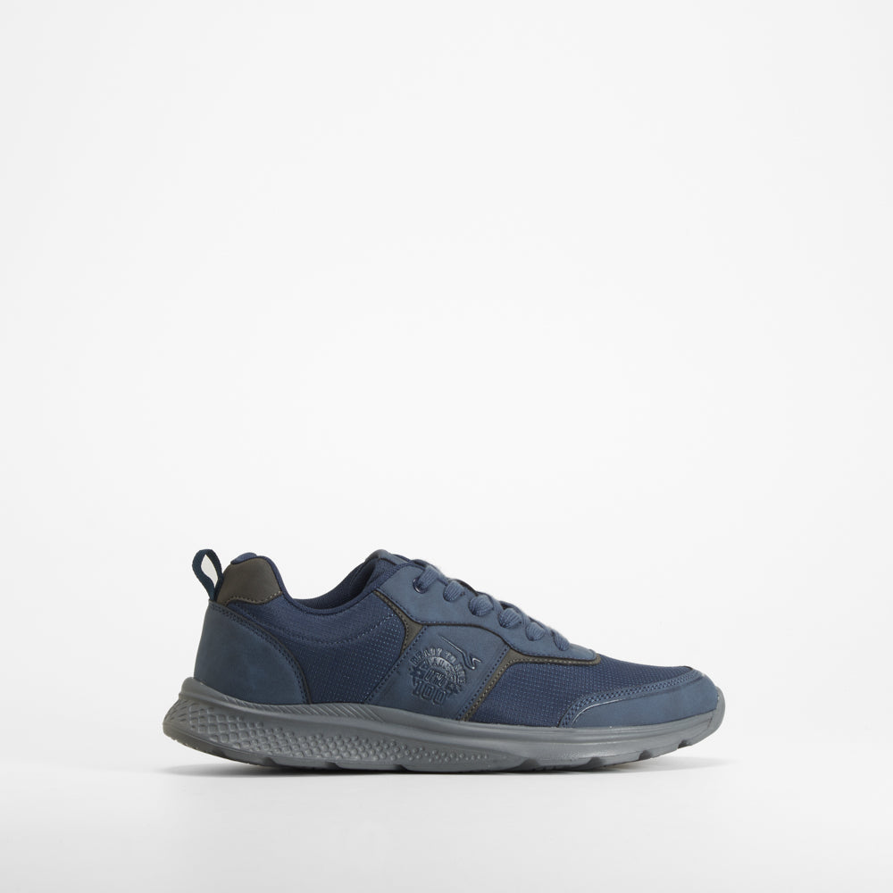 Deportiva walking cordones azul UTWO
