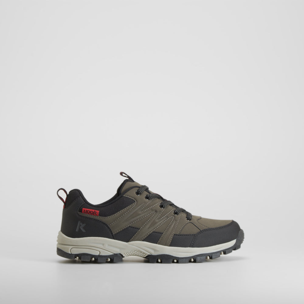 Zapatilla deportiva gris suela clara UDOK