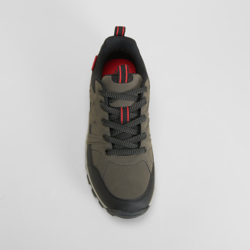 Zapatilla deportiva gris suela clara UDOK