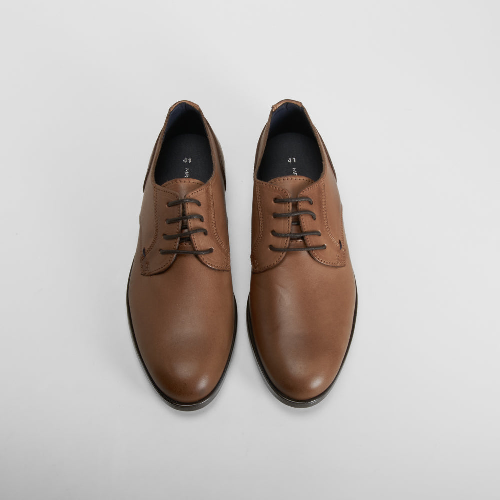 Blucher vestir piel marrón MR. HANSEN