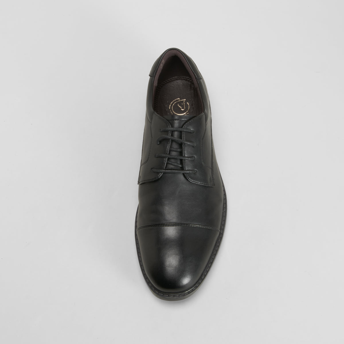 Zapato blucher piel negro MR HANSEN