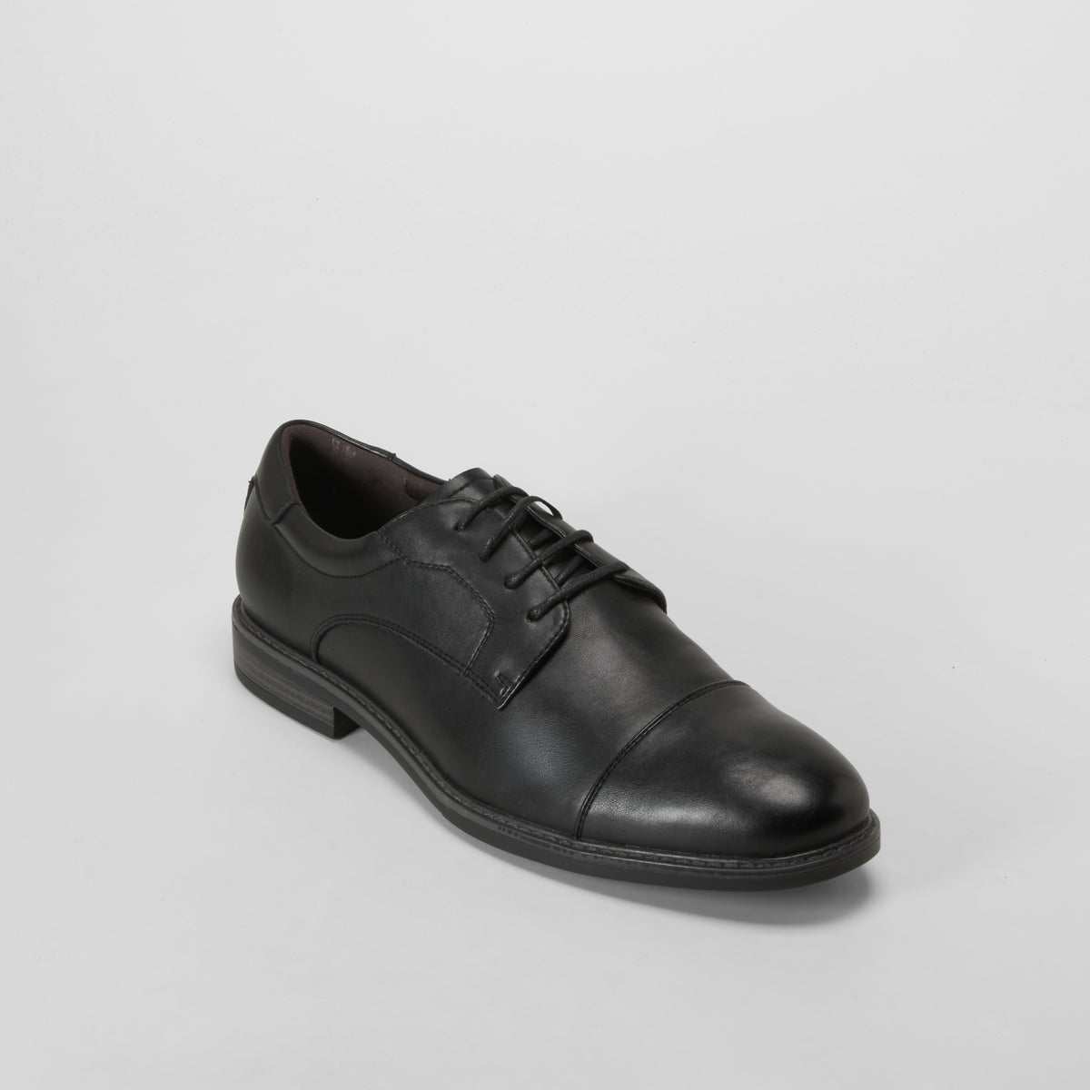 Zapato blucher piel negro MR HANSEN