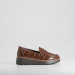 Mocasín cuña marrón MYSOFT