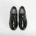 Zapato cuña cordón negro MYSOFT