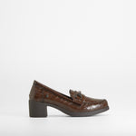Mocasín tacón tacón marrón MYSOFT