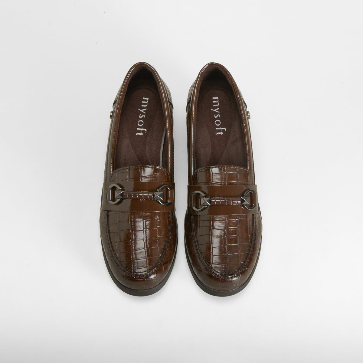 Mocasín tacón tacón marrón MYSOFT
