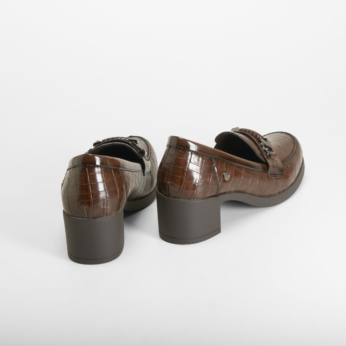 Mocasín tacón tacón marrón MYSOFT