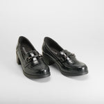 Zapato mocasín tacón negro MYSOFT
