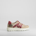 Zapatilla casual elásticos beige MYSOFT