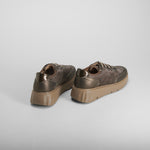 Zapatilla casual elásticos marrón MYSOFT
