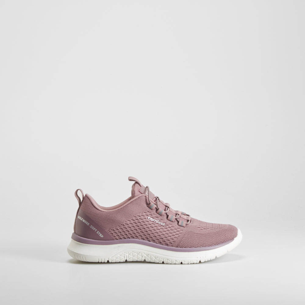 Zapatilla deportiva walking morada COMFEET