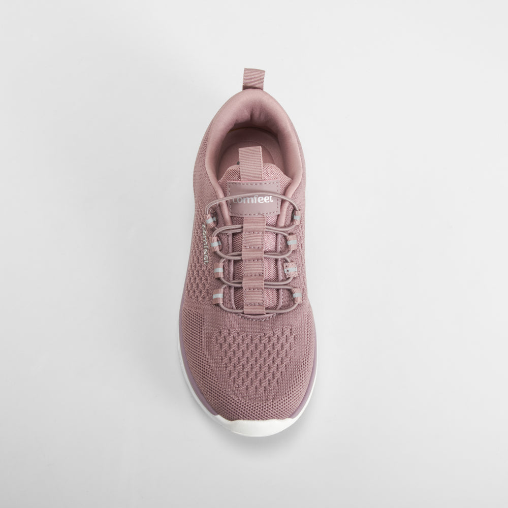 Zapatilla deportiva walking morada COMFEET