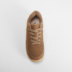 Sneaker confort con cordones marrón COMFEET
