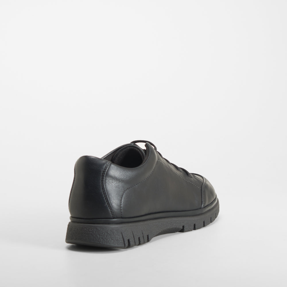 Zapato plano confort elásticos negro COMFEET