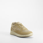 Sneaker Hexaflex cordones beige COMFEET
