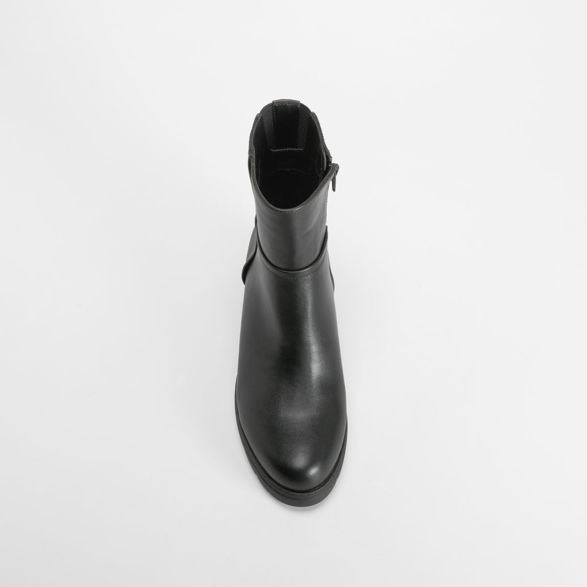 Botín cuña liso Shock Absorber negro COMFEET