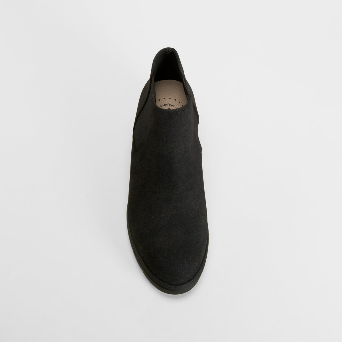 Botín suela gruesa negro COMFEET