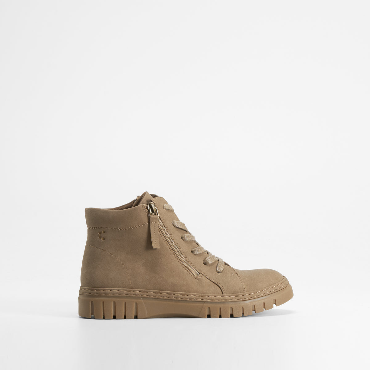 Botín cordones Shock Absorber beige COMFEET