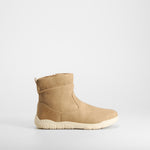 Botín barefoot plisado beige COMFEET