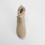 Botín cremallera lateral Soft Insock beige COMFEET