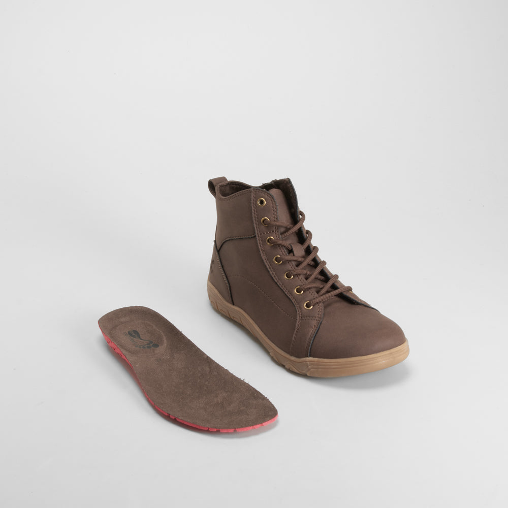 Botín casual barefoot marrón COMFEET