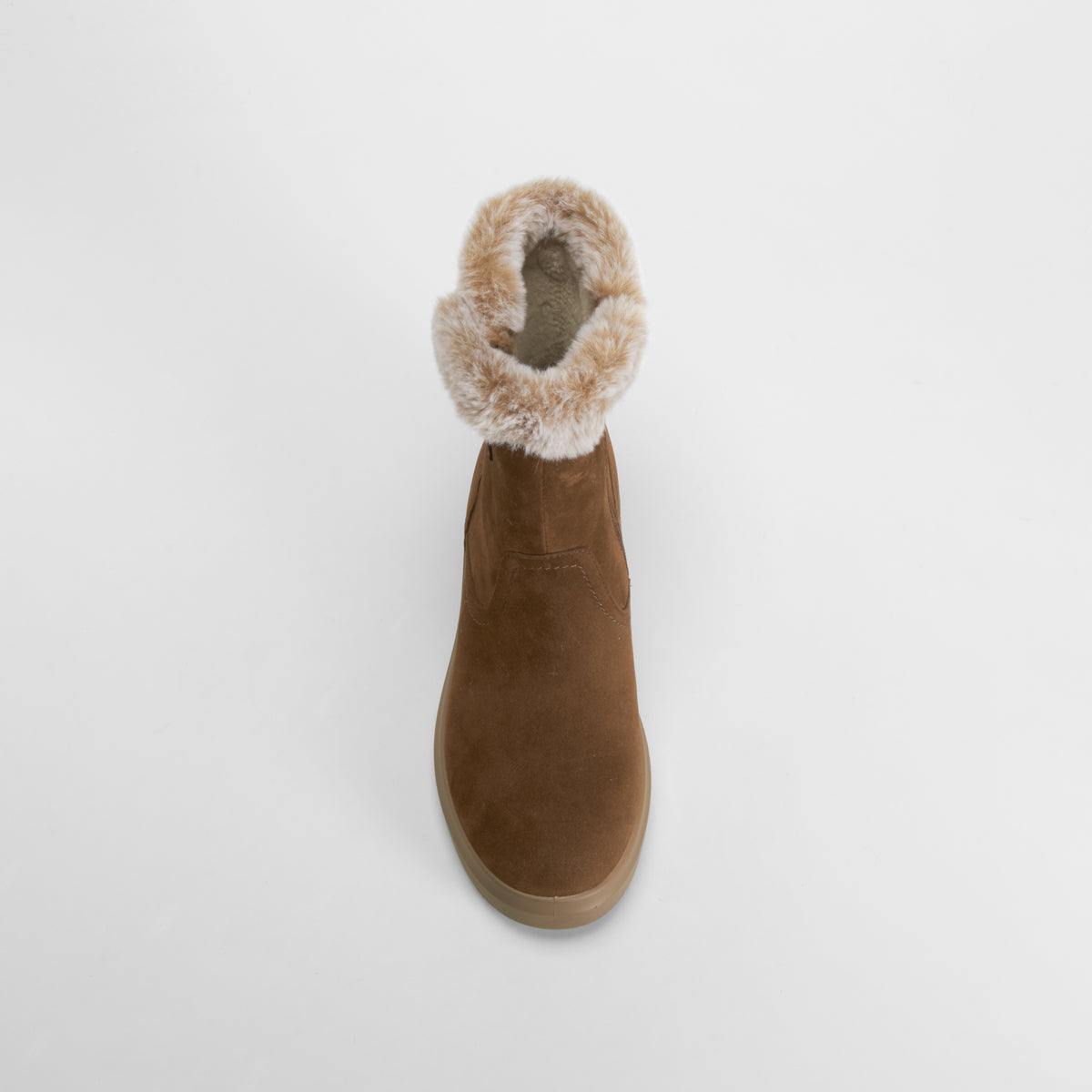 Botín Soft Insock pelo hebilla marrón COMFEET