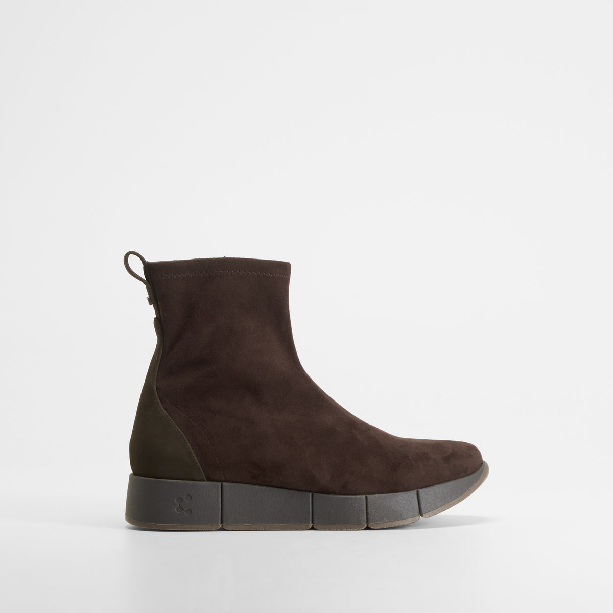Bota cuña Shock Absorber marrón COMFEET
