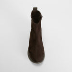 Bota cuña Shock Absorber marrón COMFEET